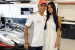 Lewis Hamilton (McLaren) und Nicole Scherzinger