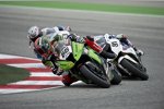 Tom Sykes vor Leon Haslam 