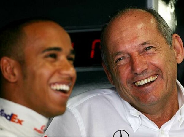 Lewis Hamilton und Ron Dennis