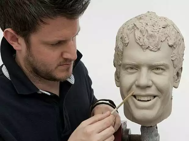 Titel-Bild zur News: Wachsfigur Sebastian Vettel