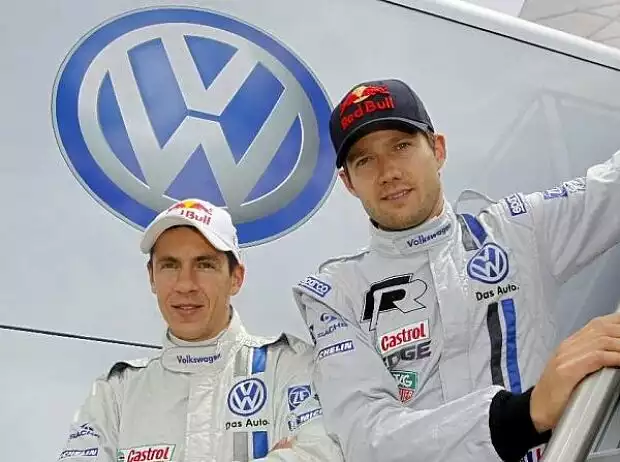 Sebastien Ogier und Beifahrer Julien Ingrassia Titel-Bild zur News: Sebastien Ogier und Beifahrer Julien Ingrassia