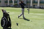 Jimmie Johnson beim Golfen