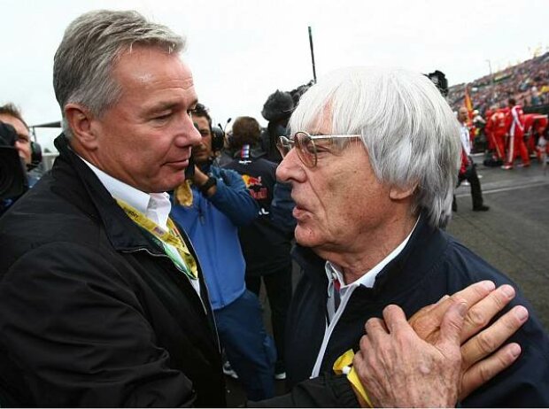 Craig Pollock und Bernie Ecclestone