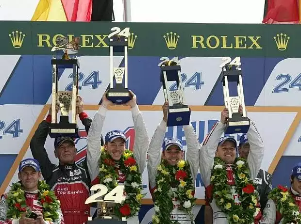 Wolfgang Ullrich, Marcel Fässler, Benoit Treluyer, Andre Lotterer Titel-Bild zur News: Wolfgang Ullrich, Marcel Fässler, Benoit Treluyer, Andre Lotterer