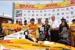 Ryan Hunter-Reay (Andretti) in der Victory Lane