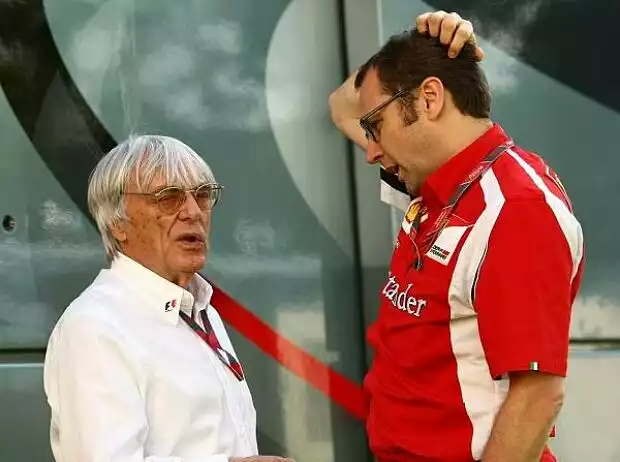 Bernie Ecclestone (Formel-1-Chef), Stefano Domenicali (Ferrari-Teamchef) Titel-Bild zur News: Bernie Ecclestone (Formel-1-Chef), Stefano Domenicali (Ferrari-Teamchef)