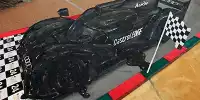 Der Audi R18 als Ölgemälde in London