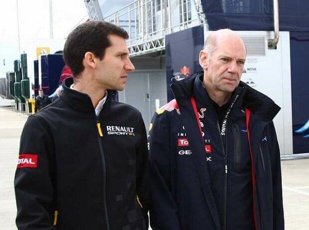 Remi Taffin und Adrian Newey