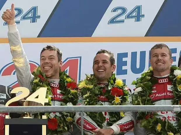 Andre Lotterer, Benoit Treluyer, Marcel Fässler Titel-Bild zur News: Andre Lotterer, Benoit Treluyer, Marcel Fässler