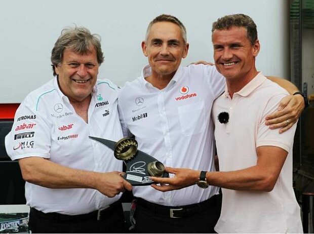 Titel-Bild zur News: David Coulthard, Martin Whitmarsh (Teamchef, McLaren), Norbert Haug (Mercedes-Motorsportchef)