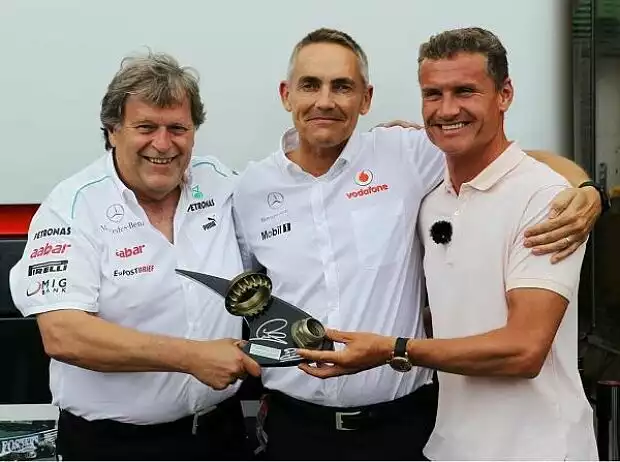 David Coulthard, Martin Whitmarsh (Teamchef, McLaren), Norbert Haug (Mercedes-Motorsportchef) Titel-Bild zur News: David Coulthard, Martin Whitmarsh (Teamchef, McLaren), Norbert Haug (Mercedes-Motorsportchef)