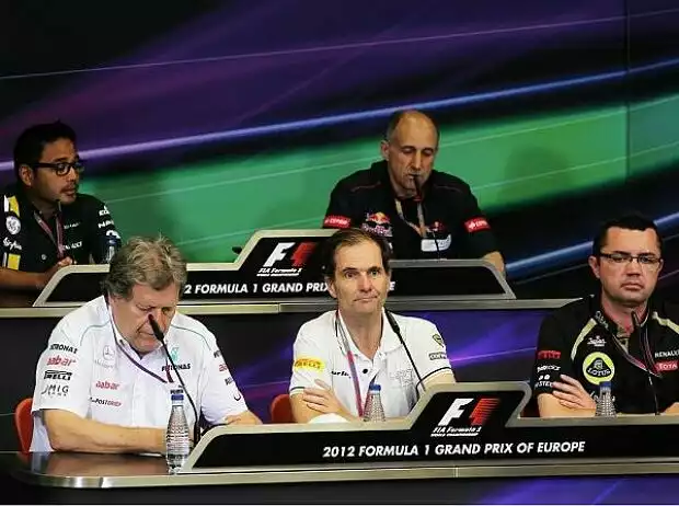 Titel-Bild zur News: Riad Asmat, Franz Tost, Norbert Haug, Luis Perez-Sala, Eric Boullier