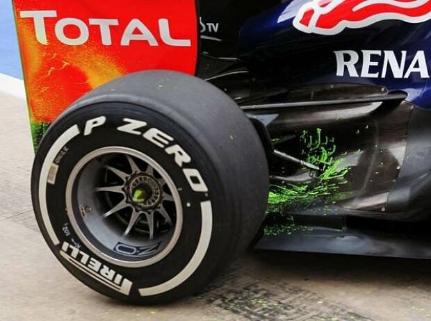 FloViz-Farbe am Red Bull von Sebastian Vettel