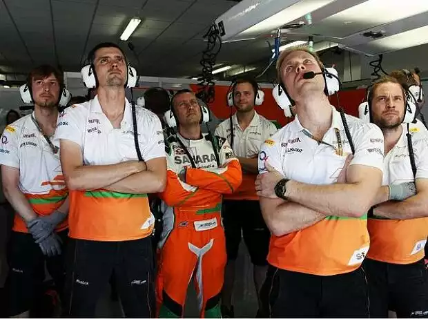 Titel-Bild zur News: Force-India-Team