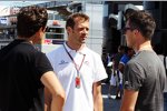 Adrian Sutil, Alexander Wurz und Le-Mans-Sieger Andre Lotterer 