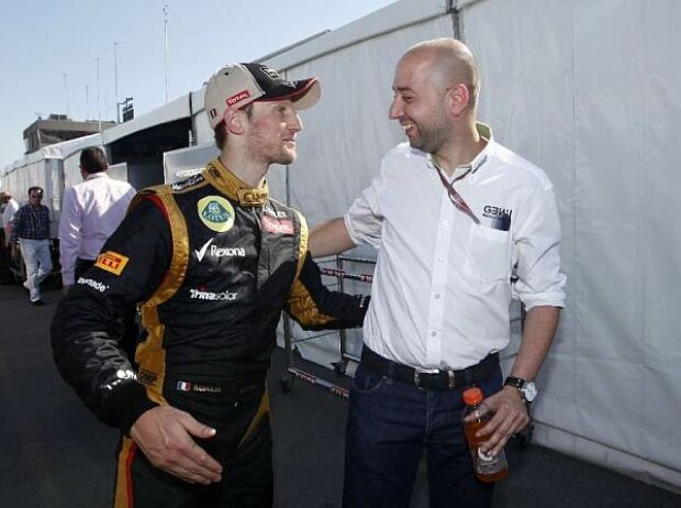 Romain Grosjean und Gerard Lopez