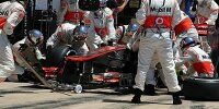 Bild zum Inhalt: McLaren-Stopps: Schneller, aber weiter fehleranfällig