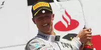 Bild zum Inhalt: Schumacher jubelt, wird bejubelt und schweigt