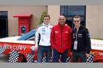 James Nash (Aon), Gabriele Tarquini (Lukoil) und  Tiago Monteiro (Tuenti) 