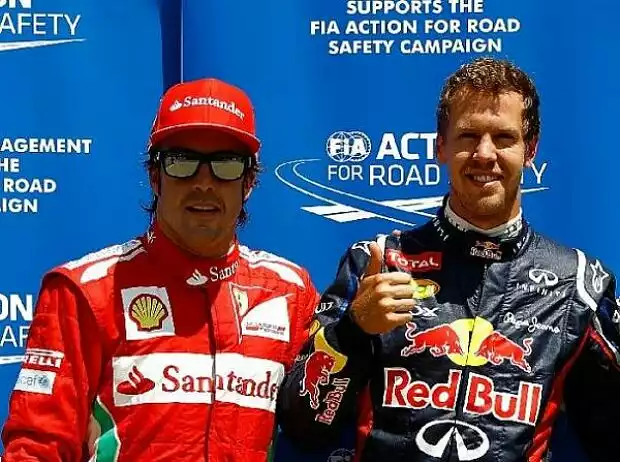 Fernando Alonso, Sebastian Vettel Titel-Bild zur News: Fernando Alonso, Sebastian Vettel