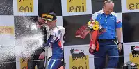 Bild zum Inhalt: Melandri jubelt über nächsten Sieg