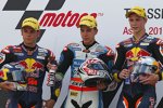 Sandro Cortese, Maverick Vinales und Danny Kent 