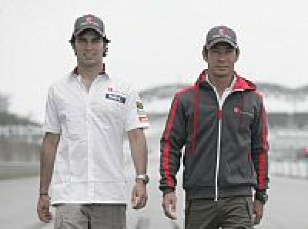Sergio Perez, Kamui Kobayashi Sergio Perez, Kamui Kobayashi