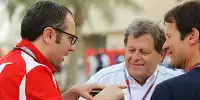 Stefano Domenicali (Ferrari-Teamchef), Norbert Haug (Mercedes-Motorsportchef)