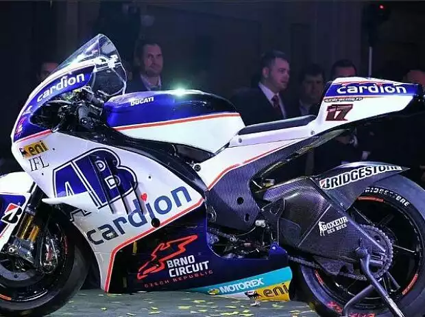 Präsentation des Cardion-Ducati-Teams Titel-Bild zur News: Präsentation des Cardion-Ducati-Teams
