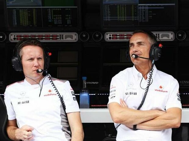 Martin Whitmarsh (Teamchef, McLaren), Sam Michael