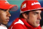 Lewis Hamilton (McLaren) und Fernando Alonso (Ferrari) 