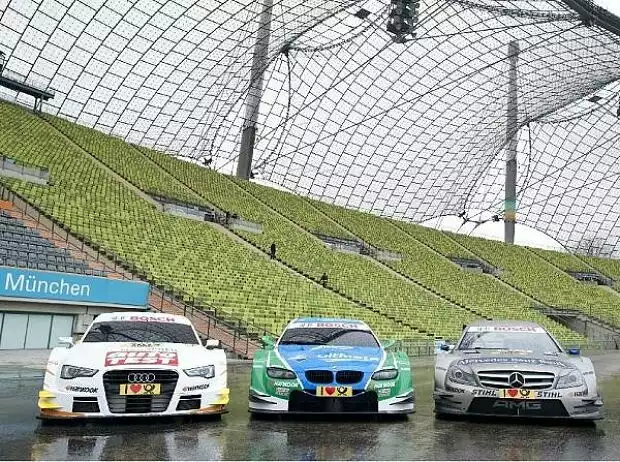DTM-Showevent im Münchner Olympiastadion Titel-Bild zur News: DTM-Showevent im Münchner Olympiastadion