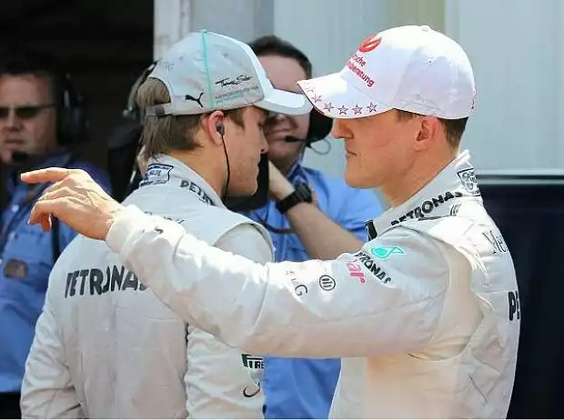 Nico Rosberg und Michael Schumacher Titel-Bild zur News: Nico Rosberg und Michael Schumacher