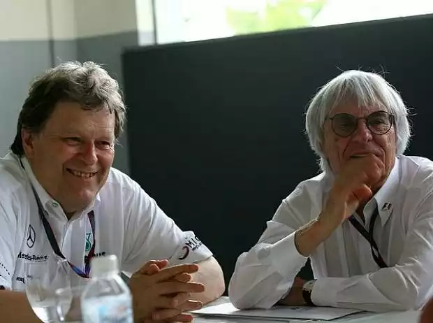 Norbert Haug und Bernie Ecclestone Titel-Bild zur News: Norbert Haug und Bernie Ecclestone