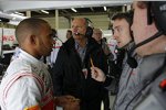 Lewis Hamilton (McLaren) und Ron Dennis