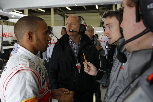 Lewis Hamilton McLaren Vodafone McLaren Mercedes F1 ~Lewis Hamilton (McLaren) und Ron Dennis~ Lewis Hamilton McLaren Vodafone McLaren Mercedes F1 ~Lewis Hamilton (McLaren) und Ron Dennis~