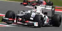 Bild zum Inhalt: Zwei Sauber-Mechaniker leicht verletzt