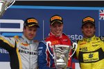 Luiz Razia, Davide Valsecchi und Felipe Nasr 