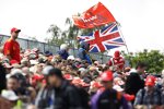 Die tollen britischen Fans trotzdem dem Wetter und feierten eine echte Grand-Prix-Party