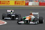 Nico Hülkenberg (Force India) und Bruno Senna (Williams) 