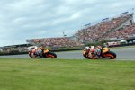 Casey Stoner vor Daniel Pedrosa (Honda) 