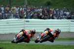 Daniel Pedrosa vor Casey Stoner (Honda) 