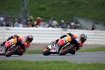 Daniel Pedrosa vor Casey Stoner (Honda) 