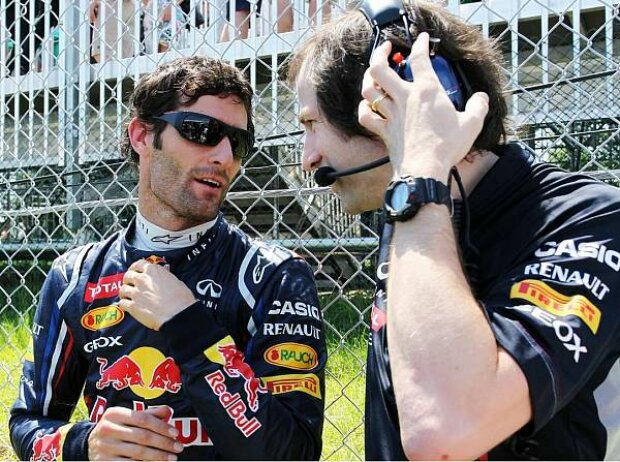 Mark Webber und Ciaron Pilbeam