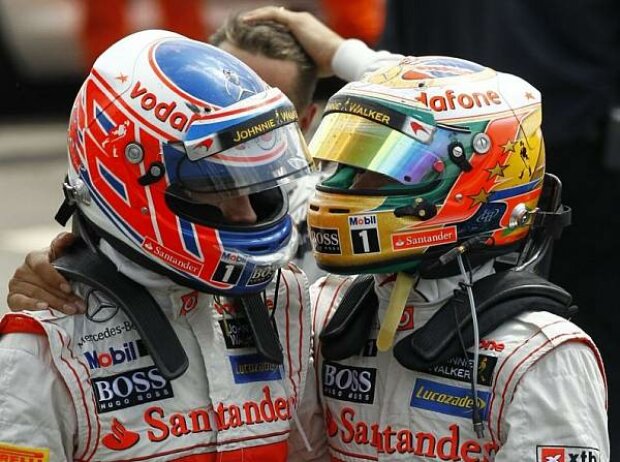 Titel-Bild zur News: Lewis Hamilton, Jenson Button