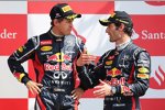 Mark Webber (Red Bull) und Sebastian Vettel (Red Bull) 