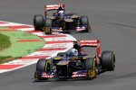 Jean-Eric Vergne (Toro Rosso) und Daniel Ricciardo (Toro Rosso) 