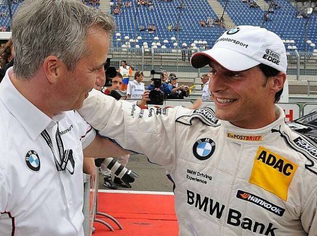 Titel-Bild zur News: Bruno Spengler, Jens Marquardt (BMW Motorsport Direktor)