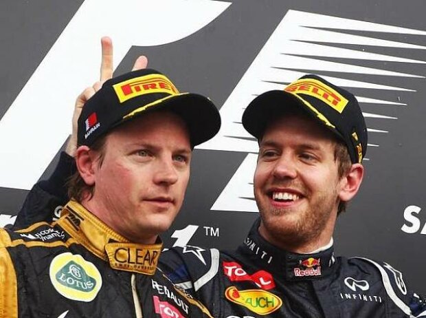 Kimi Räikkönen, Sebastian Vettel Kimi Räikkönen, Sebastian Vettel