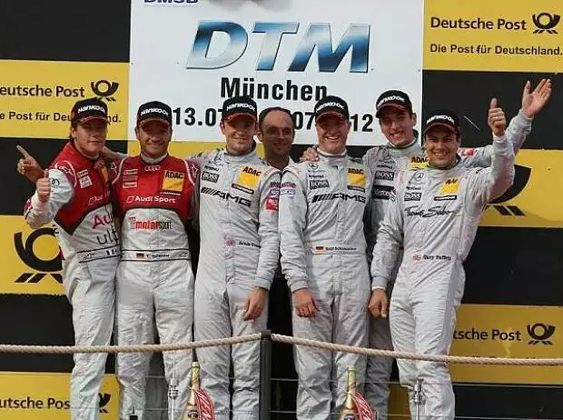 Timo Scheider, Adrien Tambay, Ralf Schumacher, Jamie Green, Gary Paffett, Christian Vietoris Titel-Bild zur News: Timo Scheider, Adrien Tambay, Ralf Schumacher, Jamie Green, Gary Paffett, Christian Vietoris